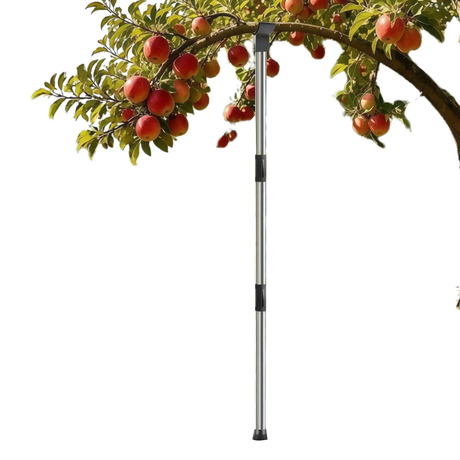 Adjustable Tree Branch Support Rod Stainless Steel 18-60in Adjustable Crutch Tree Branch Support Pole for Garden Yard Backyard