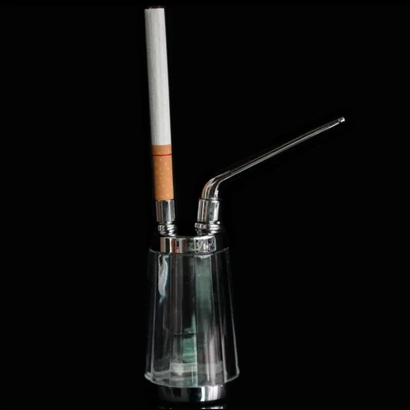 2022 New Popular Bottle Water Pipe Portable Mini Hookah Shisha Tobacco Smoking Pipes Gift of Health Metal Tube Filter smoke