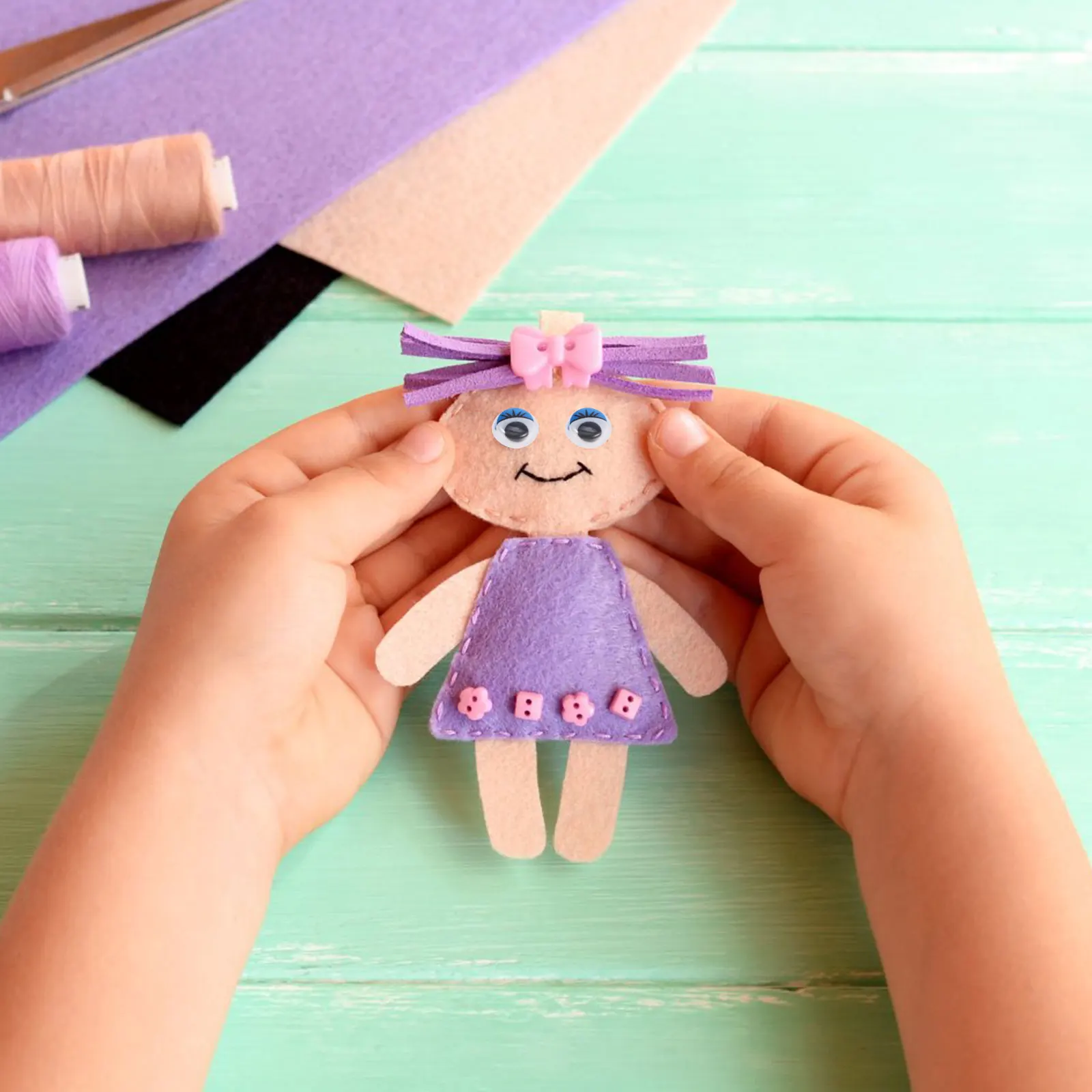 84 peças adesivos coloridos para moldura de cama com olhos móveis decoração de bola decalque de globo ocular de bebê plástico