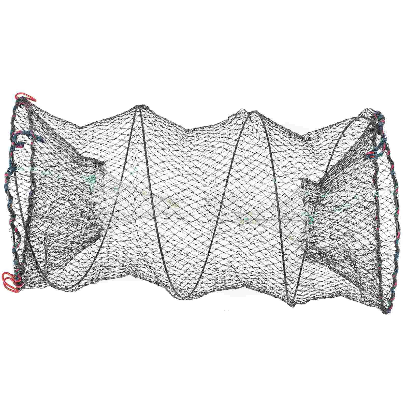 

Fishing Net Landing Foldable Bait Cast Nets Crayfish Mesh Trap Portable Fishnets
