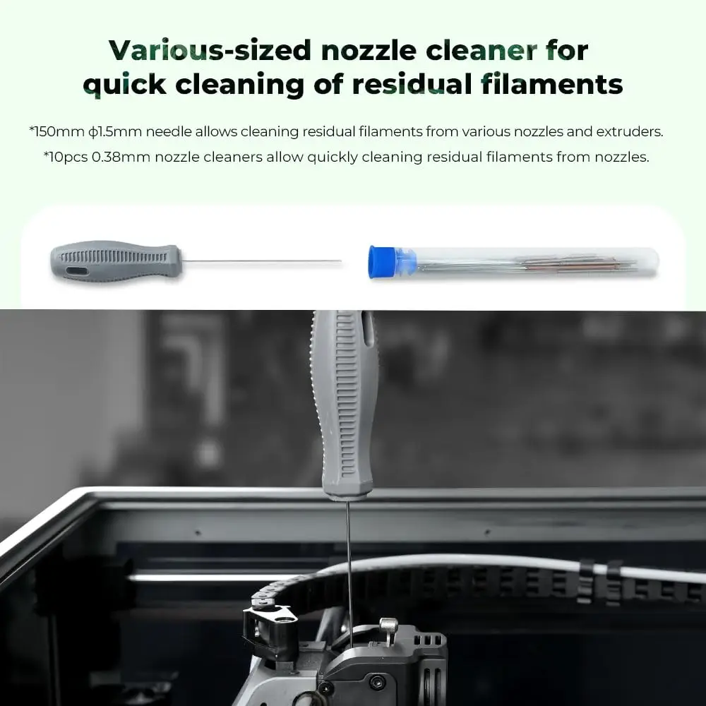 Creality مجموعة أدوات الطابعة ثلاثية الأبعاد 74 قطعة مجموعة أدوات الطباعة ثلاثية الأبعاد مجموعة/إزالة/قطع الفتيل ملحقات الطابعة ثلاثية الأبعاد #5