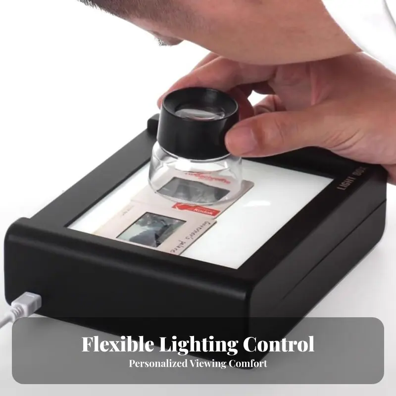 

Illuminated Film Copying Brightness Box Multi-Format Support Slide and Negative Copier Film Scanning Copier Adjustable