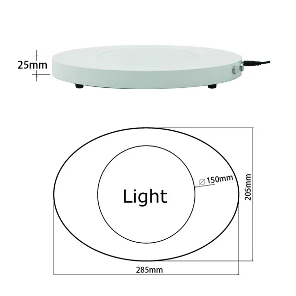 Magnetic levitation booth comes with white light 4CM ultra-high levitation distance