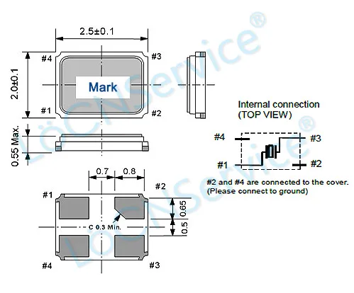 500PCS 3000PCS SMD Passive Crystal Oscillator 4Pin 2520 32.000mhz 32MHz 32M Quartz Crystal Resonator Quartz Resonators