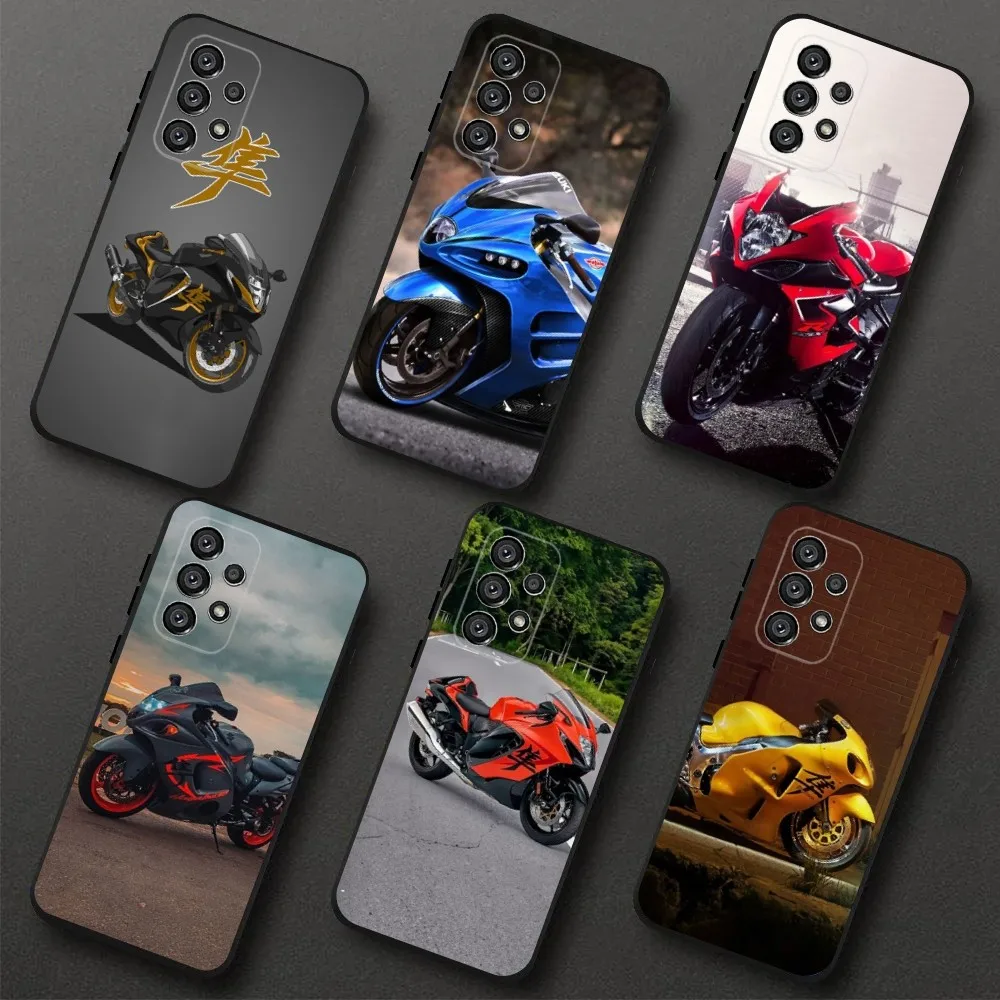 S-Suzuki Hayabusa GSX 1300 R car Phone Case For Samsung Galaxy A20,A21s,A22,A31,A32,A52,A53,A72,73,A80,A91 Soft Black Cover