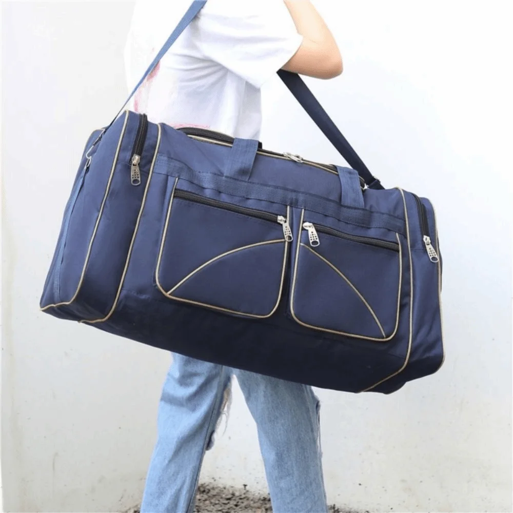 

Large Capacity Travel Duffel Bag Oxford Cloth Waterproof Outdoor Sports Bag Multi-pocket Durable Gym Bag Trip Packing