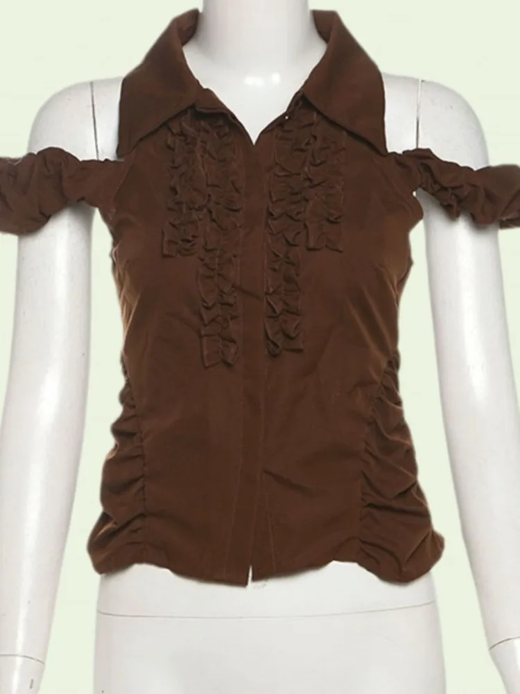 

Women Blouses 2026 Spring Summer Short Sleeve Blouse Woman Blouse Shirt Office Elegant Work Shirt Top Blusas Mujer De Moda