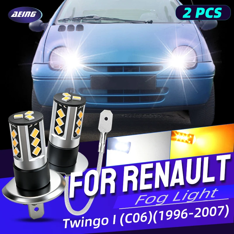Светодиодные лампы для противотуманных фар Renault Twingo MK1 C06 1997-2007 годов выпуска