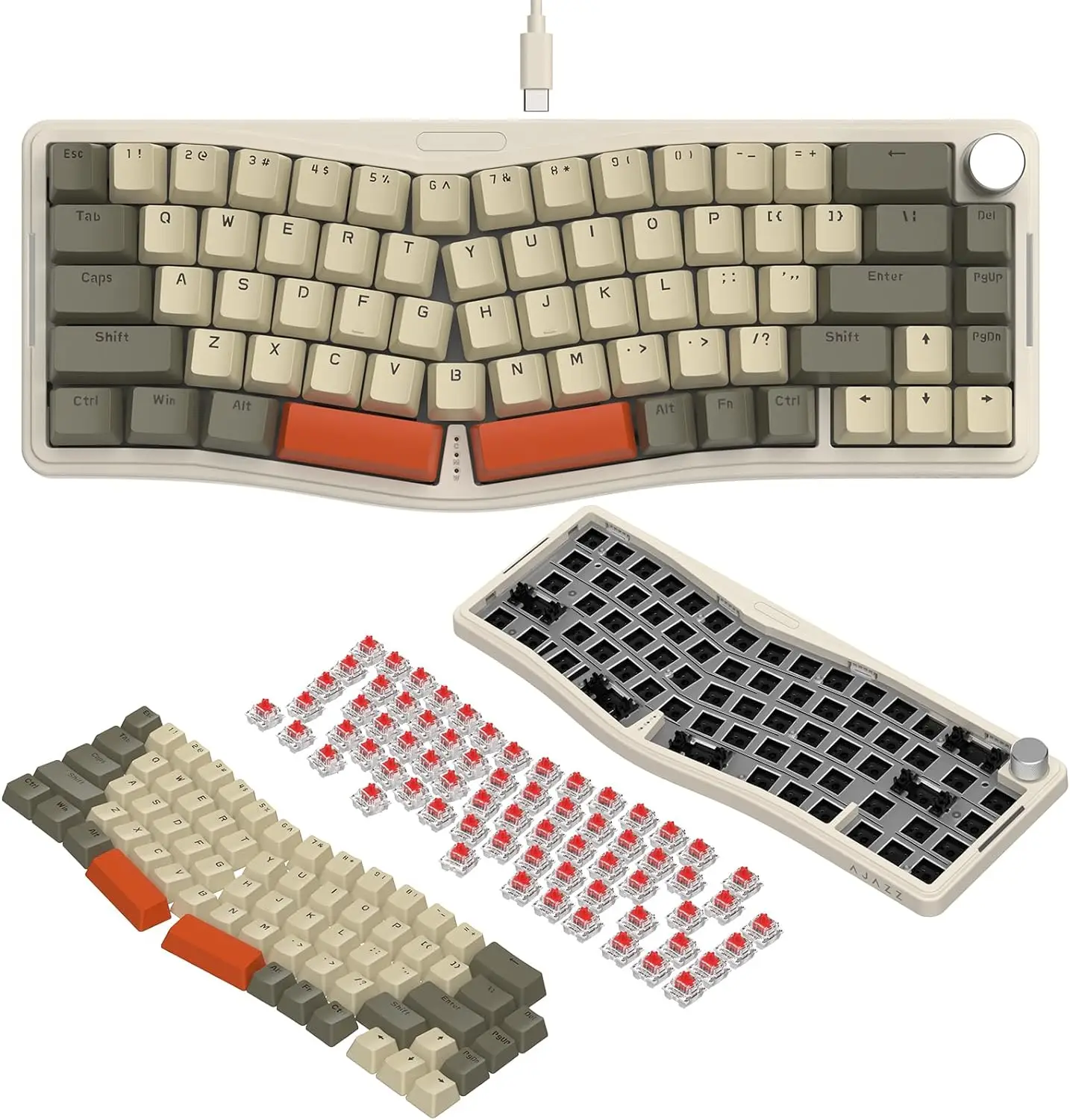 Attack Shark x AJAZZ AKS068 Alice 60% Layout Teclado mecânico com