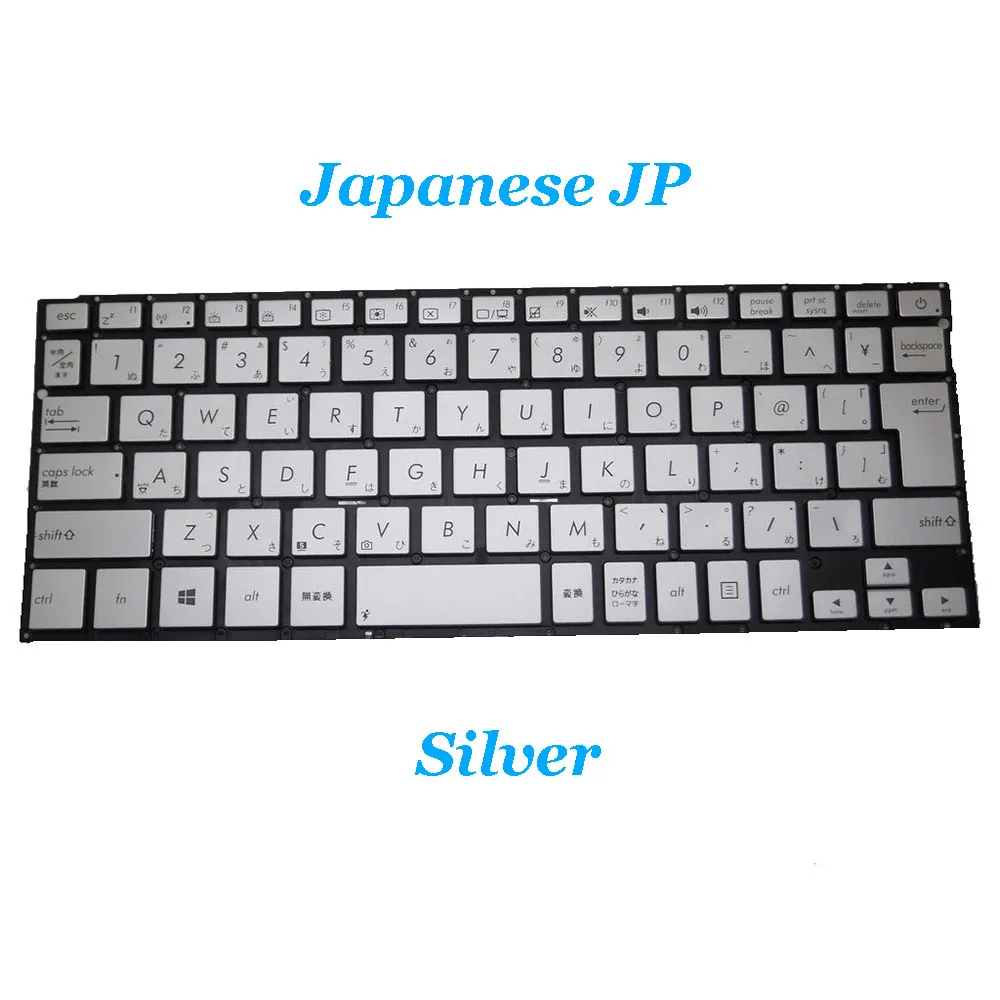 

Laptop Keyboard For ASUS UX301 UX301L UX301LA Silver Without Frame AR\CZ\JP\SL\SP