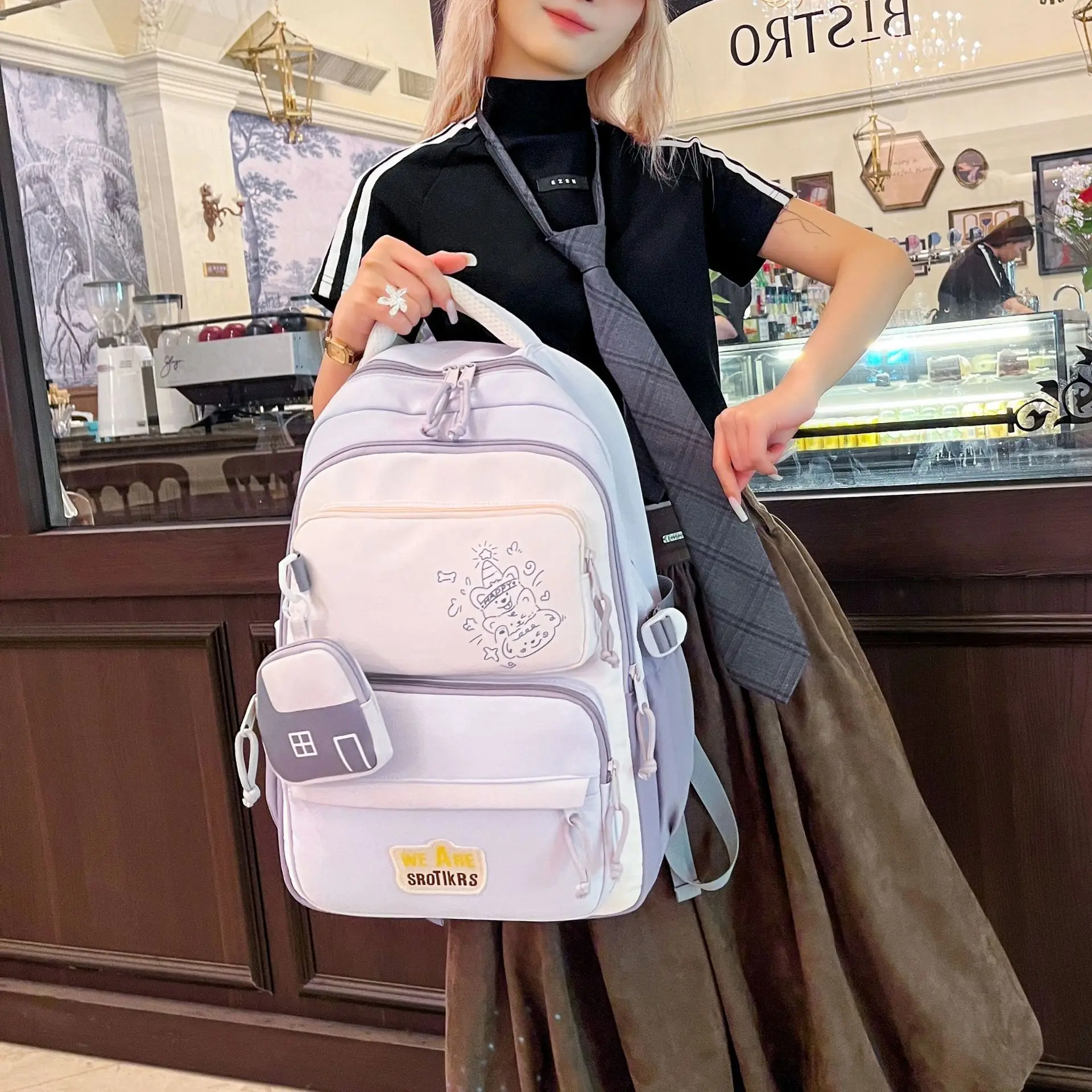 new-lightweight-backpack-girls-elementary-and-middle-school-students-large-capacity-reduces-burden-double-shoulder-bag