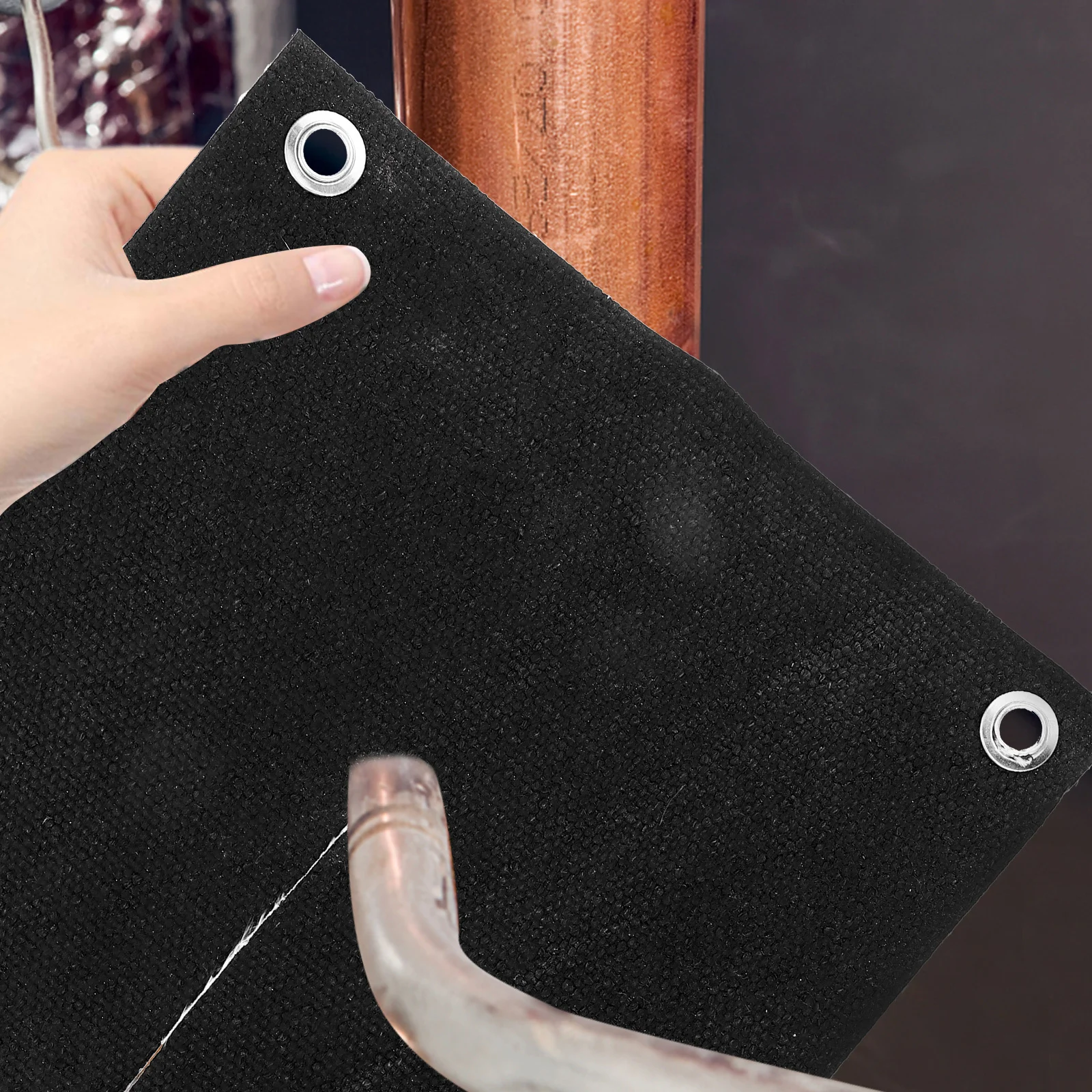 

Welding Blanket Fireproof Mat Fiberglass Soldering Pad Flame Retardant for Copper Welding 120x150cm Fireproof Mat