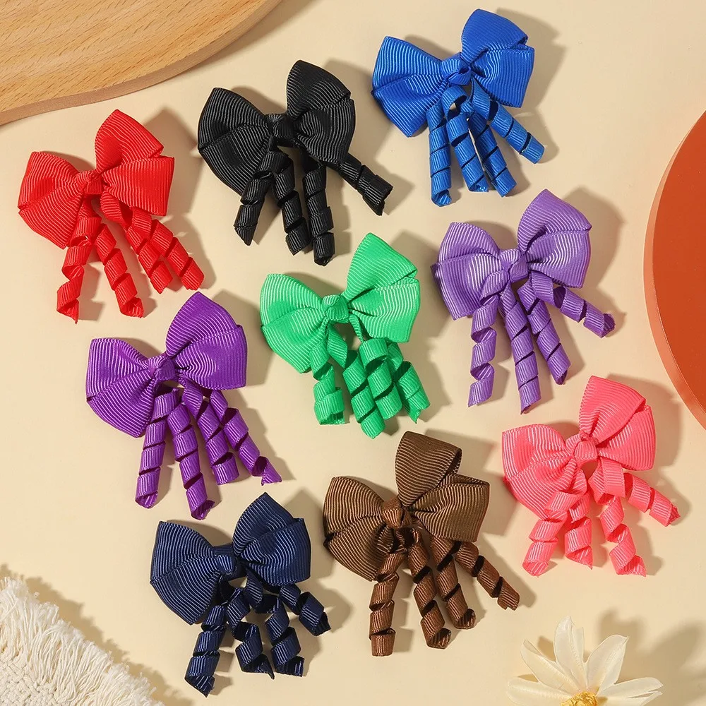 120pc Mini Tassel Bow Hair Clips 1.2