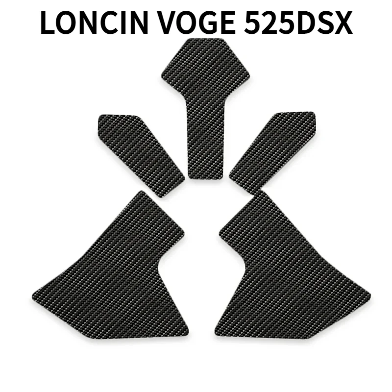 For LONCIN VOGE 525DSX DS525X 2023 Motorcycle Tank Pad Protector Waterproof Sticker Gas Tank Traction Pad Side Decal