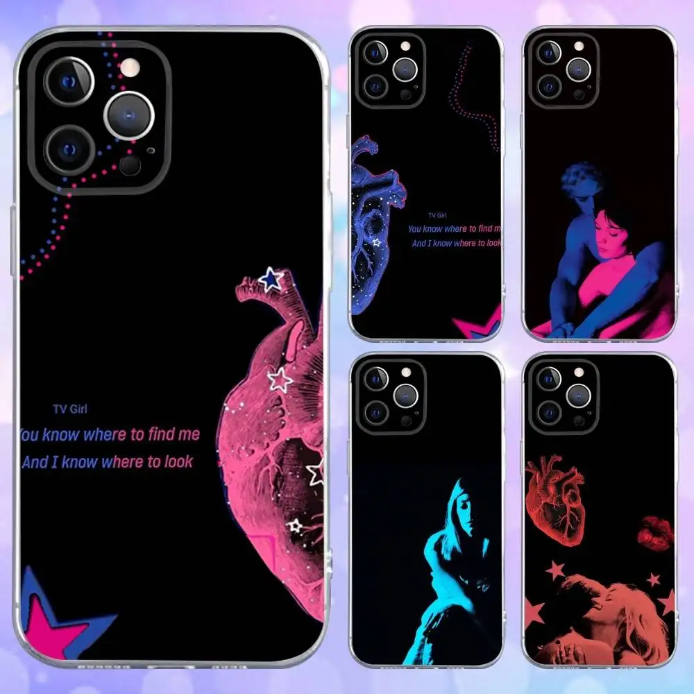 

TV Girl Album Phone Case For iPhone 16e,16,15,14,13,12,11 Plus,Pro,Max,XR,XS,X,Plus,SE,Mini Transparent Soft Cover