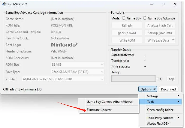 EPICJOY GBflash GBA/GBC Burner Great Design USB Adapter No Screen GBflash Cart And Type C Data Cable