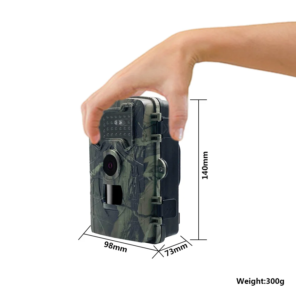 36Mp 1080P Infrared Camera, Wildlife Observation and Tracking Camera, Farm and Estate Security Monitor, Night Vision Camera, Built-In Display Screen, Pir Sensor (Battery Not Included, Please Purchase Separately)