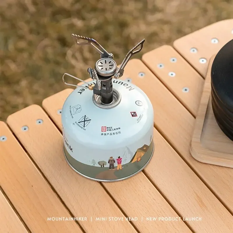MOUNTAINHIKER Camping Tourist Burner Big Power Mini Gas Stove Cookware Folding Portable Outdoor Picnic Barbecue Survival Furnace