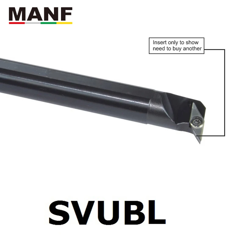 MANF turning tool holder 25mm S20R-SVUBR16 CNC Turning lathe tools Processing Cutter Bar Screw Type Internal Boring Tools