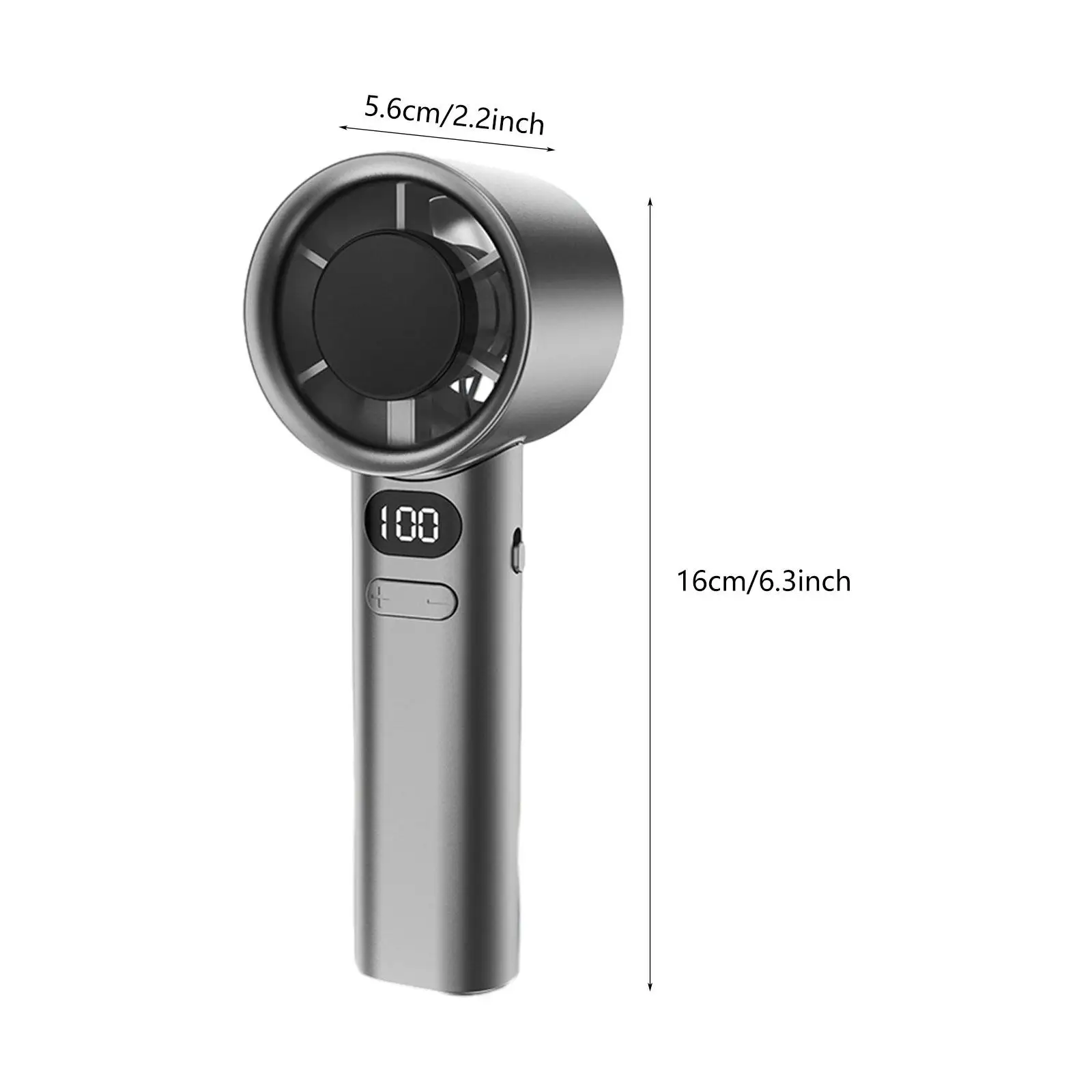 Персональный вентилятор, ручной вентилятор, регулируемая скорость, перезаряжаемый через USB, портативный вентилятор, портативный вентилятор, компактный для парка, спальни, работы, общежития, офиса