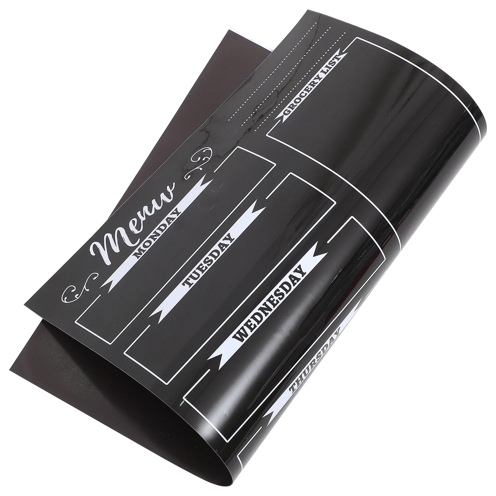 

Menu Board Blackboard Magnetic Refrigerator Notepad Sticky Boards The Pet Fridge Child for
