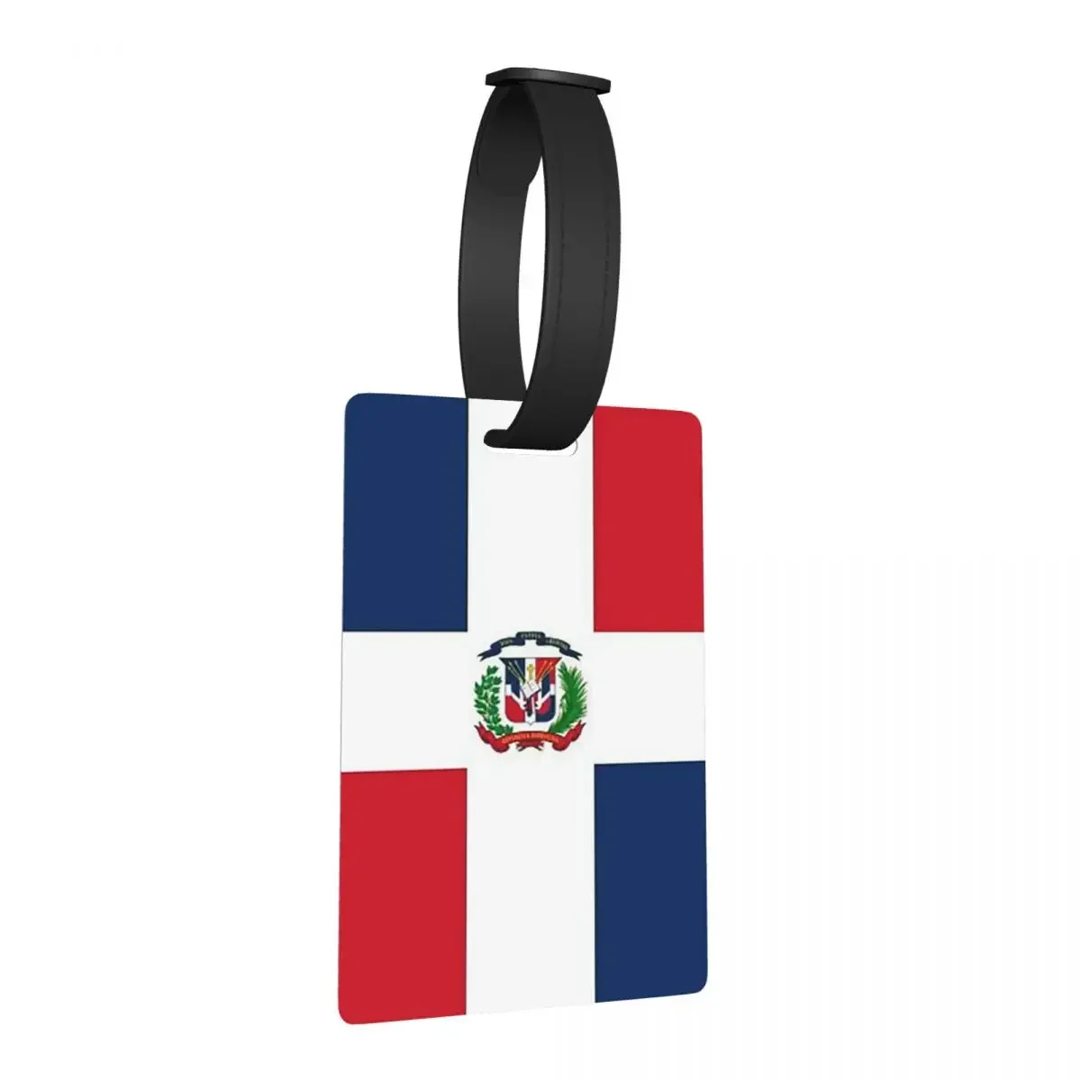 

Flag Of The Dominican Republic Luggage Tags Suitcase Accessorie Travel Fashion Baggage Boarding Tag Label Holder ID Name Address