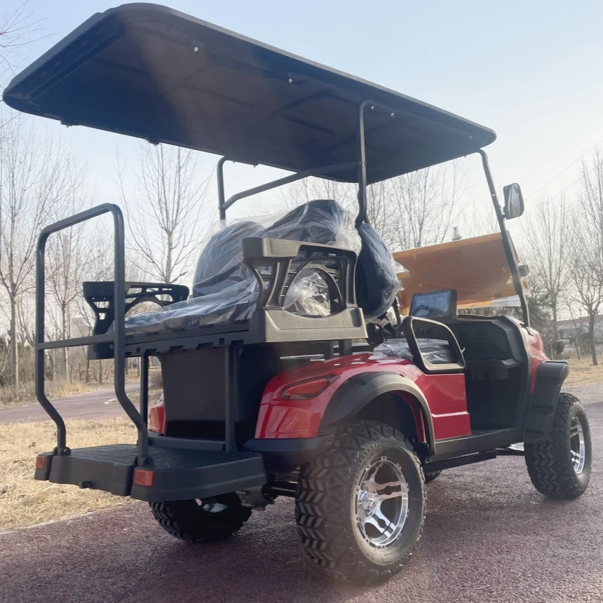 New Color Custom 48V/60V/72V Lead-Acid Battery And Lithium Battery Optional Powered Sightseeing Club Electric Golf Cart