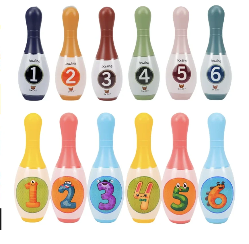 Bowling set games digital learning educational toys interactive home sports animal parties outdoor children gifts