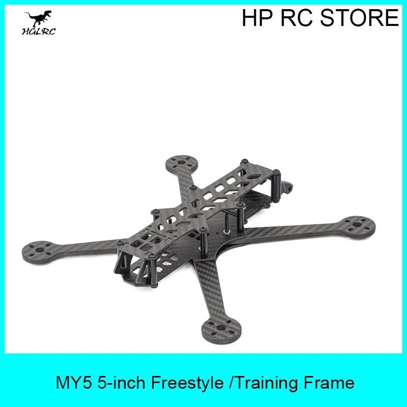 HGLRC MY5 5-inch Freestyle /Training Frame for RC Freestyle Racing Drone Quadcopter Replacement