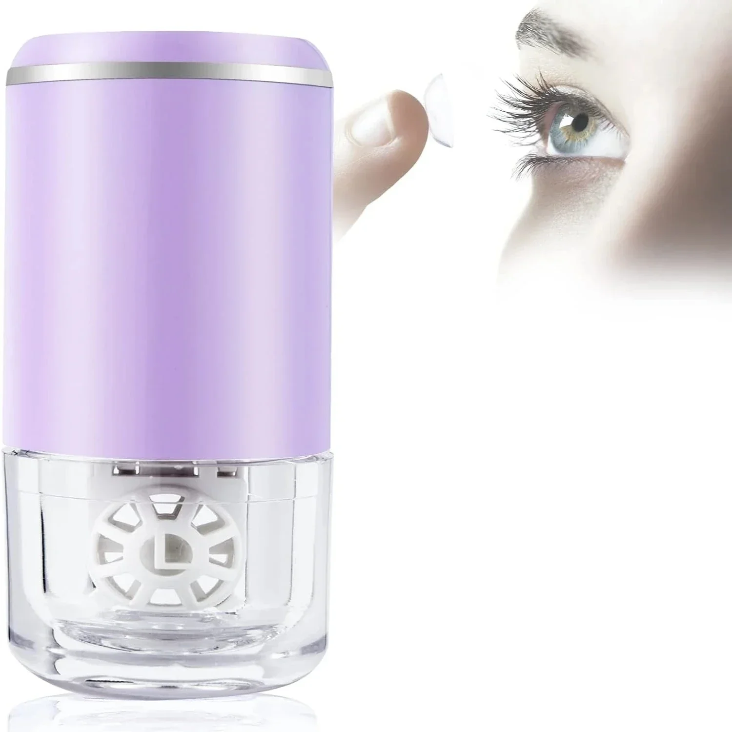 

Gentle and Efficient Advanced Ultrasonic Contact Lens Cleaner - Automatic Vibration Washer for Flawless and Consistent Deep Clea