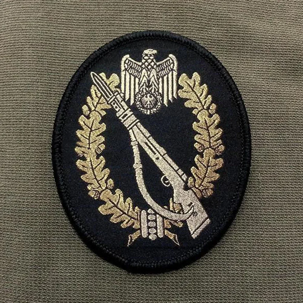 GERMAN INFANTRY RIFLEMAN SNIPER EAGLE ARM-BADGE PATCH