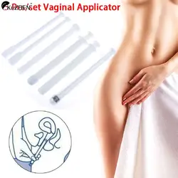 5Pcs/set Clear Vaginal Applicator Lubricant Injector Syringe Lube Anal Nasal Launcher for Health Care Sex Acts Cure