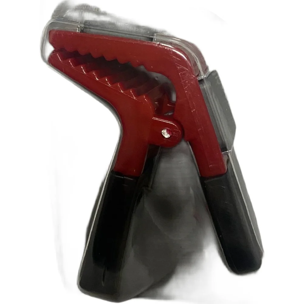 Red or Blue Paint Brush Holder with Dual Side Magnetic Clasp and Can Opener for Practical Use in Any Painting Project