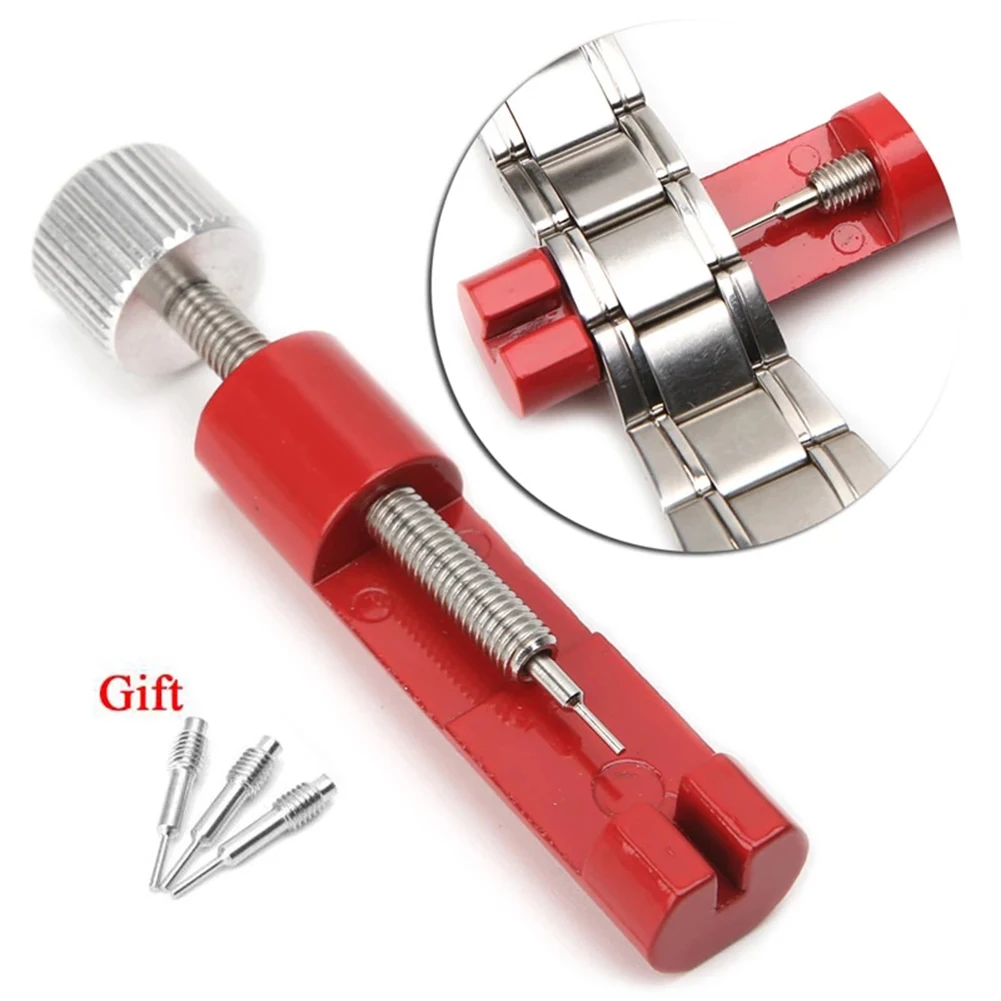 Adjustable Metal Watch Strap Tool Watch Repair Tool With Watch Pin Band Link Pin Tools Remover Watch Accessories