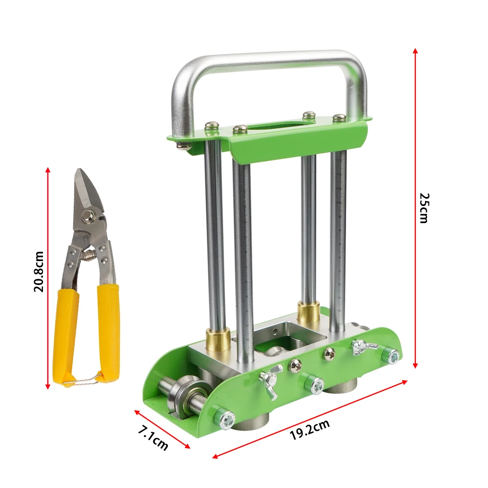 Lightweight Version Hand Sheet Metal Bender for Making Folding Edges and Rain Diverter for Various Metal Roofs