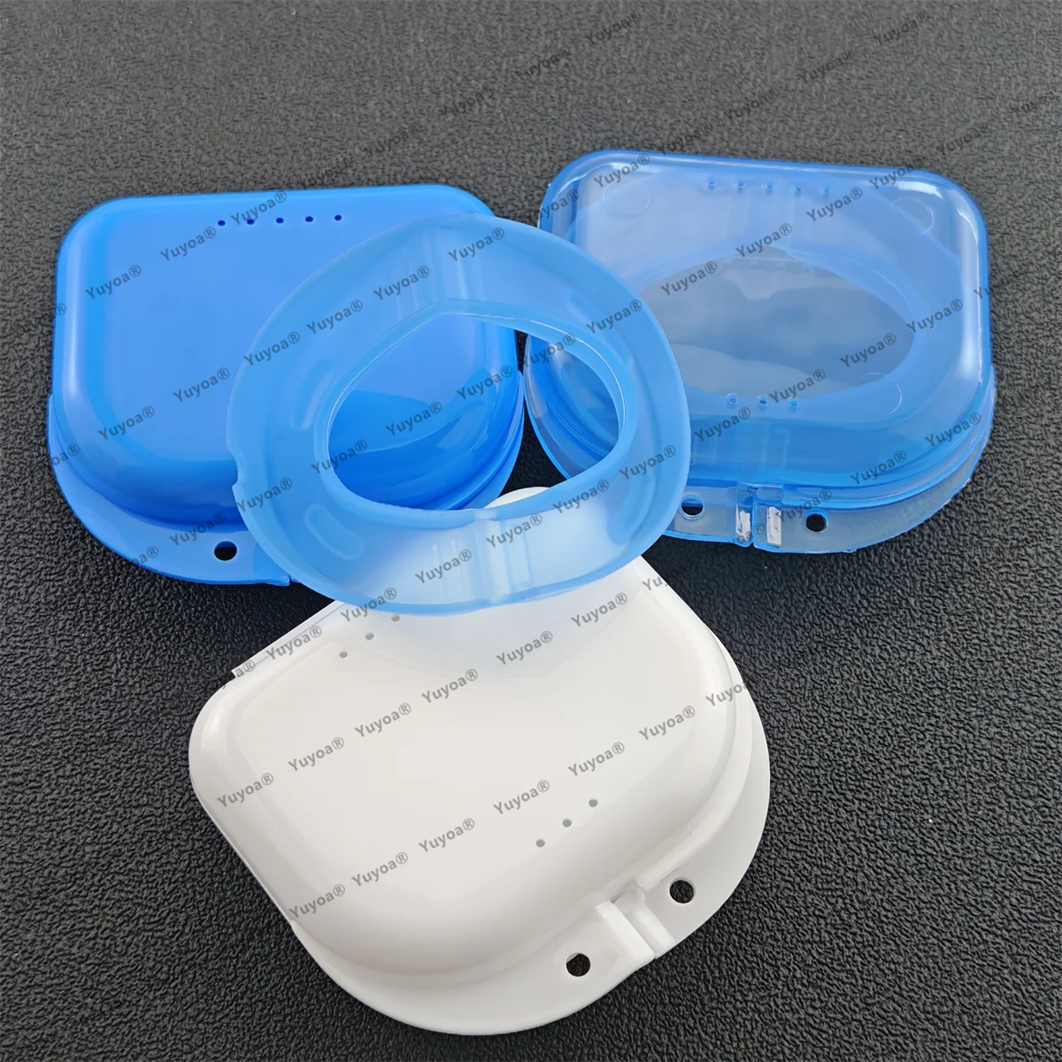 20sets Dental Silicone Soft Braces with Retainer Box Sports Mouthguard