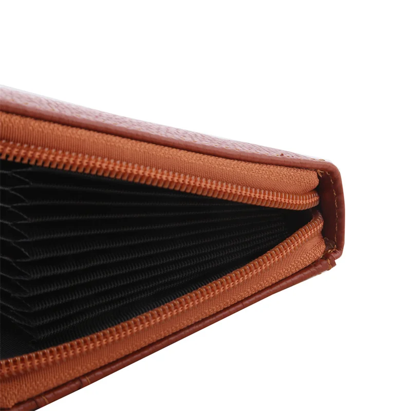 Credit Card Wallets PU Leather Men Bank Cardholder Case Slim Thin Wallets Mini Multi-layer Convenient To Carry