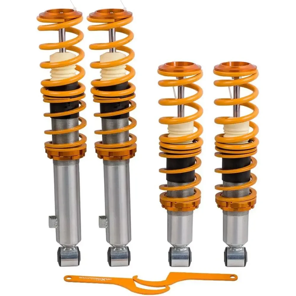 

Height Adjustable Suspension Kit for 1990-1997 MX-5 NA/MX-5 MK1, Gold, with Preset Damping and Lowering