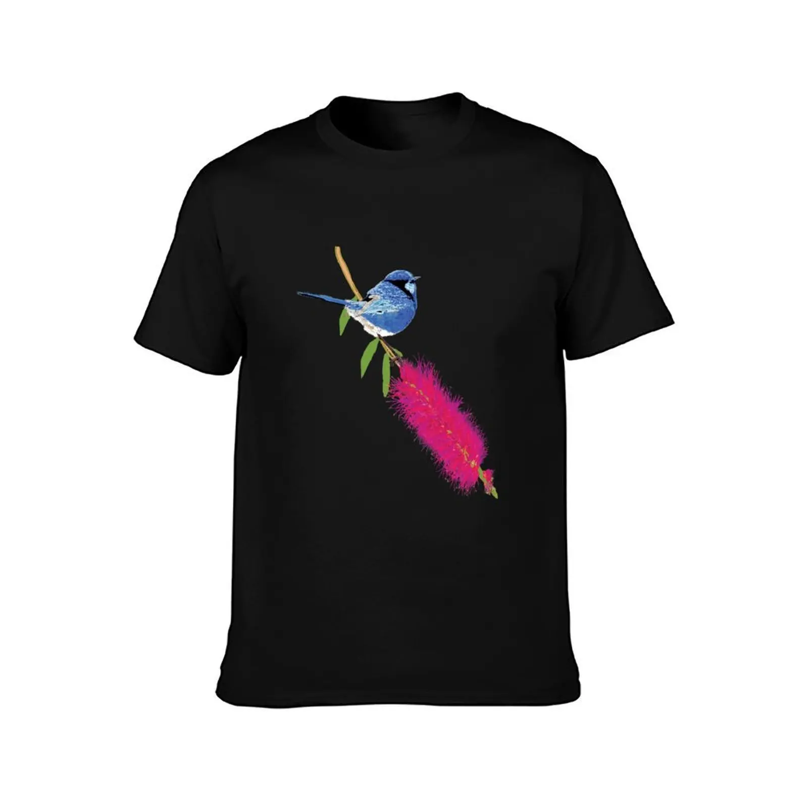 Splendid Fairy-wren by Chrissy Wild T-Shirt Dry Fit Running Short Sleeve Top T-Shirt