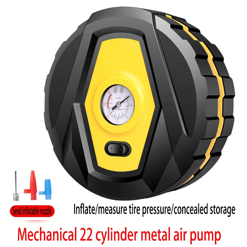 

12V Car Tire Inflator Mini Portable Intelligent Digital Display High-power Car Tire Compressor For Car Bicycle Digit Motorcycles