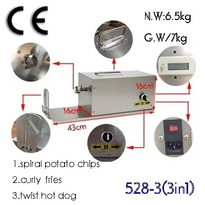 Stainless steel ex-factory price Manual horizontal slicer Commercial French fries slicer