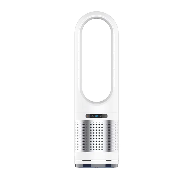 2026 New, High Quality EddaAir Bladeless Tower Fan with Air Purifier and Ionizer, Portable Electric Floor Air Cooler with