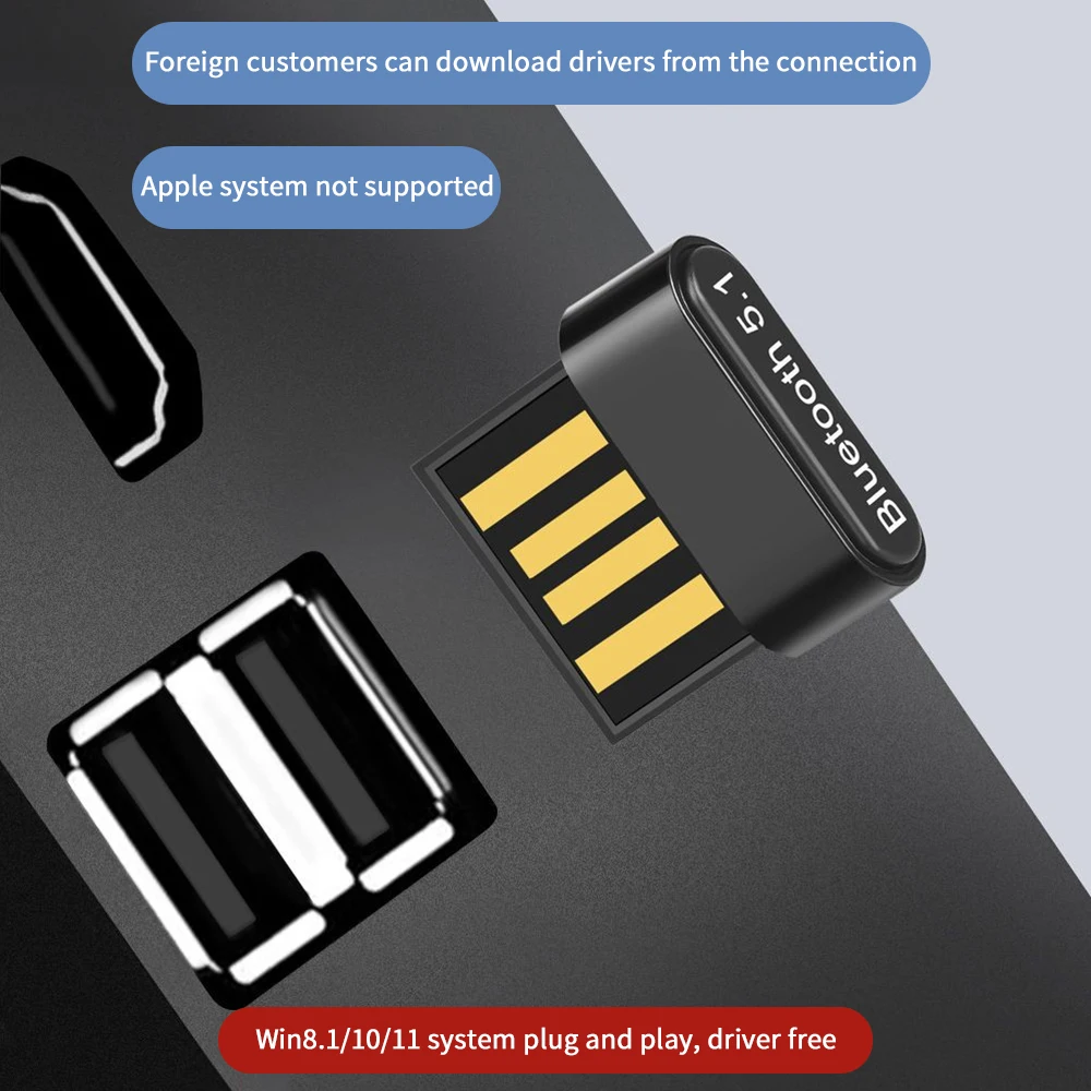 

USB адаптер ресивера для ПК Беспроводная мышь Bluetooth-совместимая гарнитура динамик ноутбук
