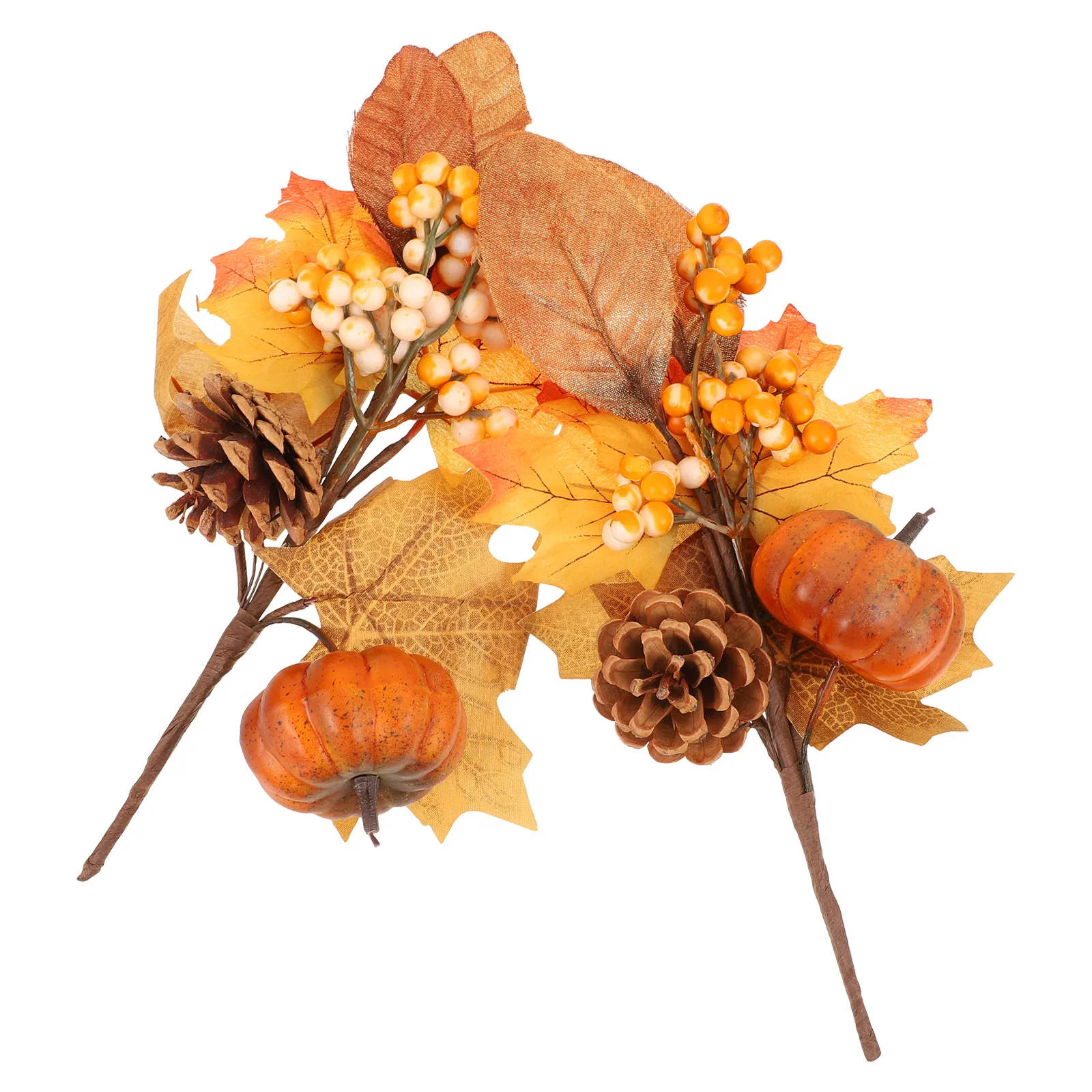 

2 Pcs Lifelike Maple Leaf Branches Vivid Plant Decor Home Fake Plants FallMaple Leaf Creative Branch Simulation Decor