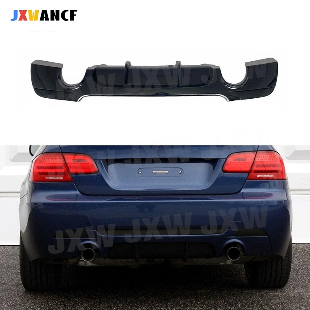 

JXWANCF ABS Car Rear Bumper Lip Diffuser Guard for BMW 3 Series E90 M Sport Sedan Gran Coupe 4 Door 2005 - 2012