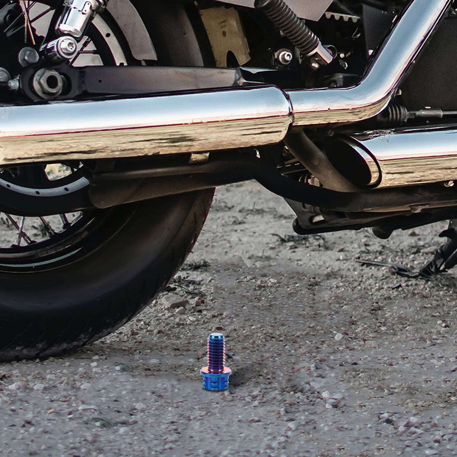

Universal Titanium Rotor Bolts Motorcycle Abs Sensor Ring Screws Enhanced Braking Stability Lightweight High-Strength Fasteners