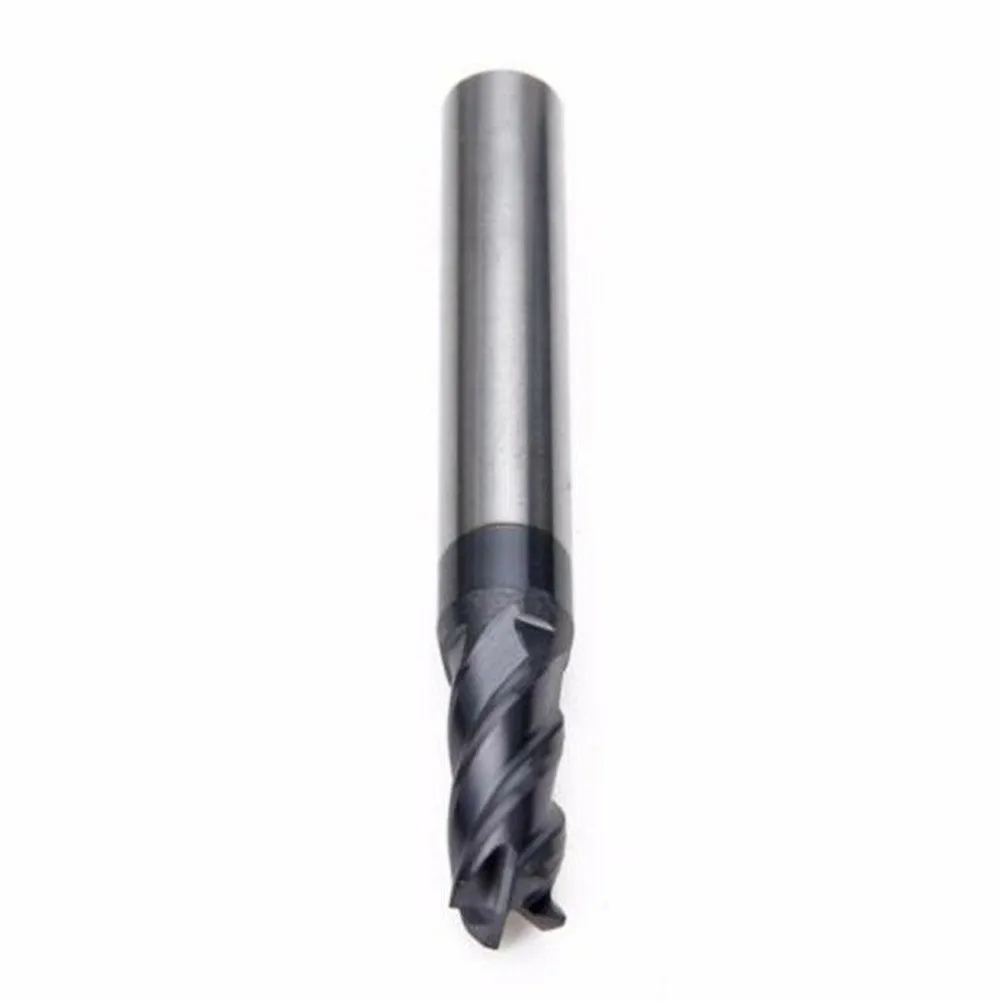 4 Teeth Solid Carbide Milling Cutter with AlTiN Coating for HPC Performance for CNC and Manual Machining of Metals