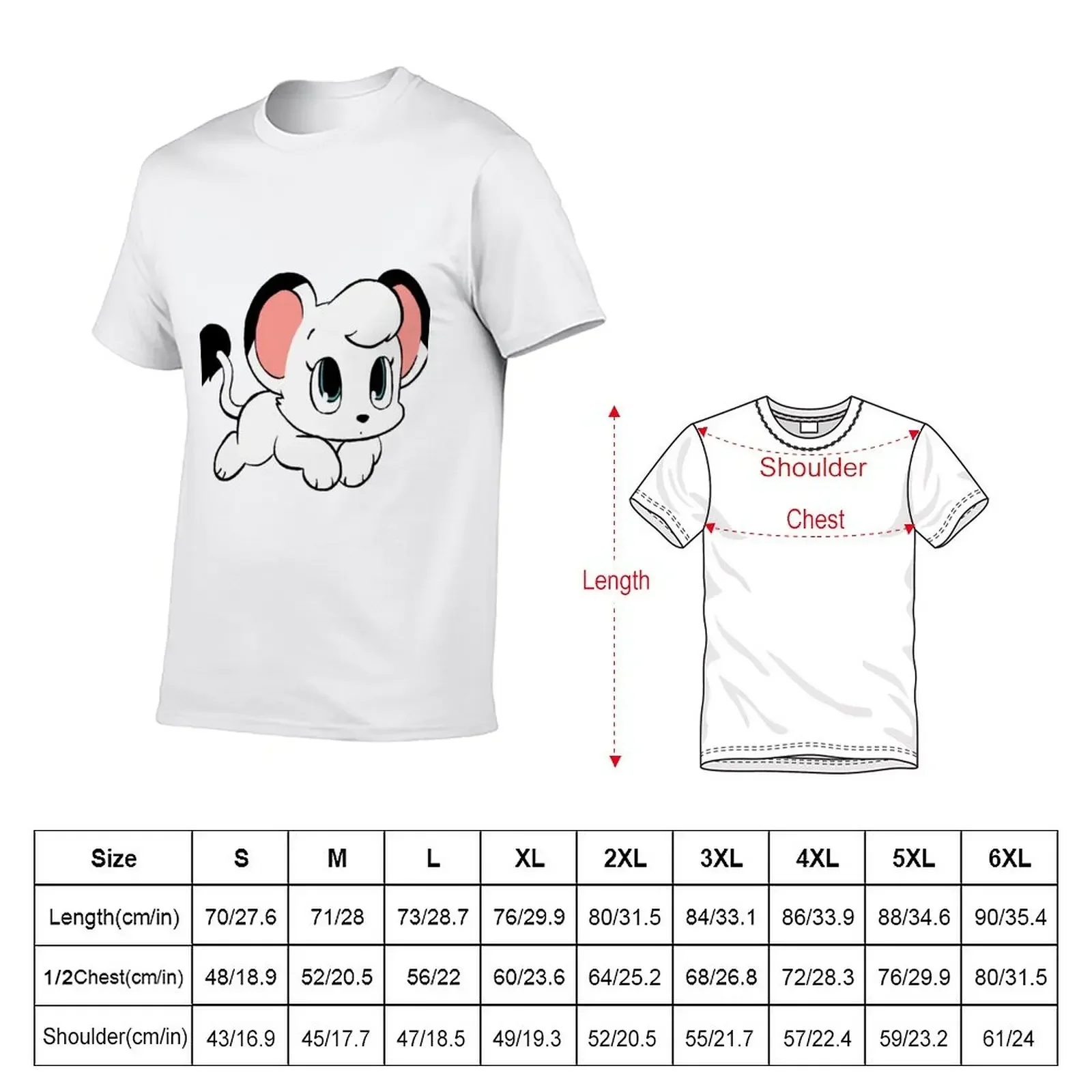 Chibi Kimba T-Shirt sweat graphics blanks mens clothing