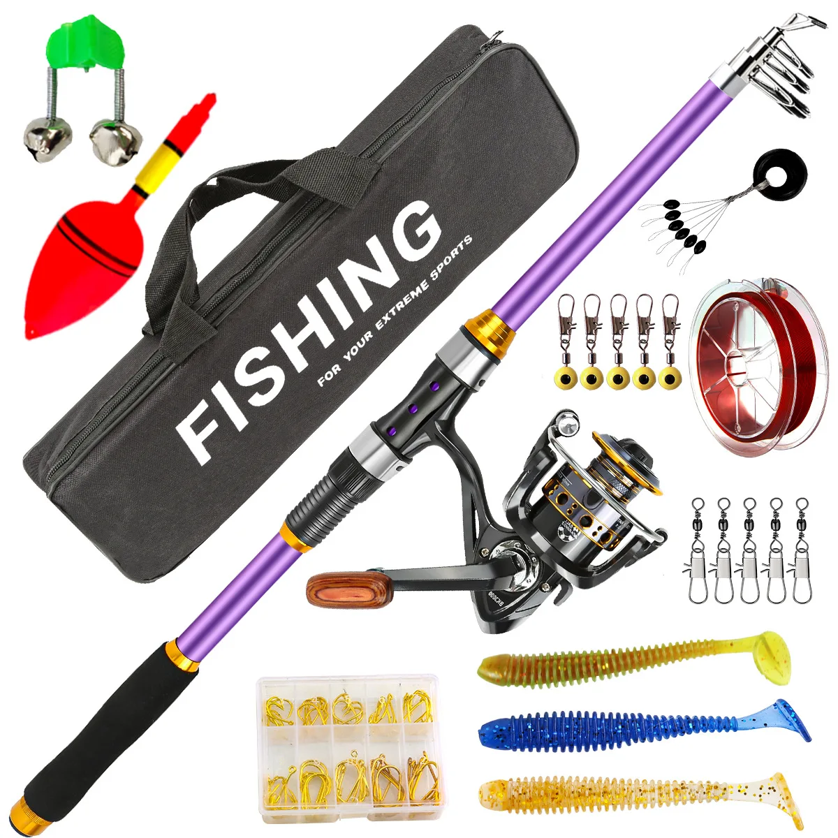 

fishing gear full set of combination throwing rod far investment sea rod cross-border wholesale