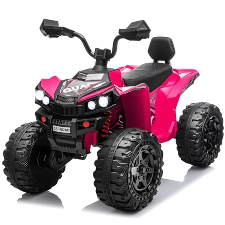 

24V Ride On Car for 2 Seater, 4X4 ATV 4 Wheeler w/800W Motor, Battery Powered Electric Vehicle Quad w/4*Shock Absorber, Kneepad